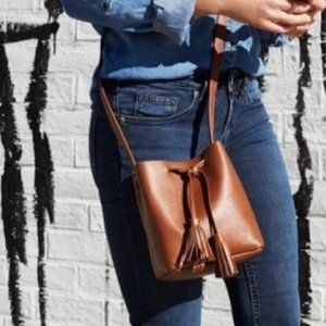 Shaffer Los Angeles Leather crossbody Bag NWOT